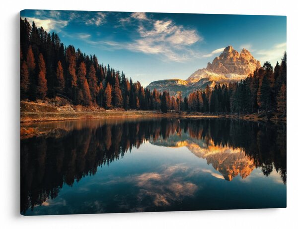 Slika - Alpe, Italija, Dolomiti, Lago Antorno (70x50 cm)