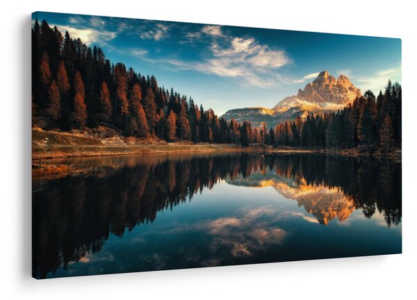 Slika - Alpe, Italija, Dolomiti, Lago Antorno (90x60 cm)