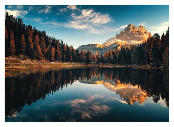 Slika - Alpe, Italija, Dolomiti, Lago Antorno (70x50 cm)