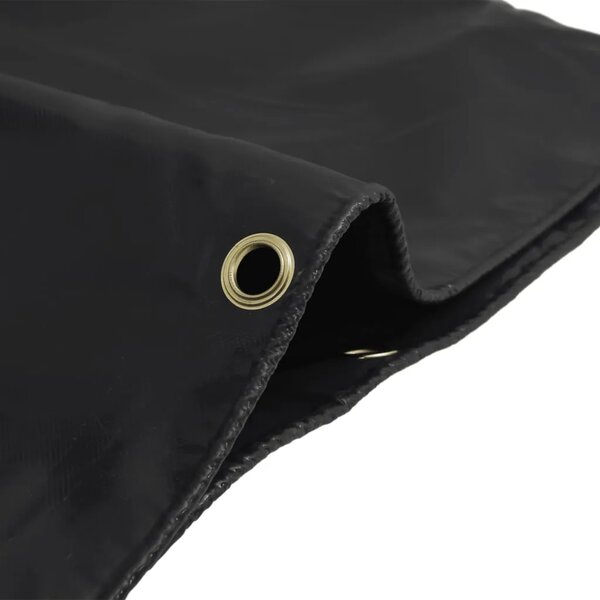 Cerada antracit 2 5x3 5 m 650 g/m² - Antracit 2 5 x 3 5 m with eyelets