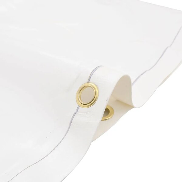 Cerada bijela 1 5 x 2 5 m 650 g/m² - Bijela 1 5 x 2 5 m with eyelets
