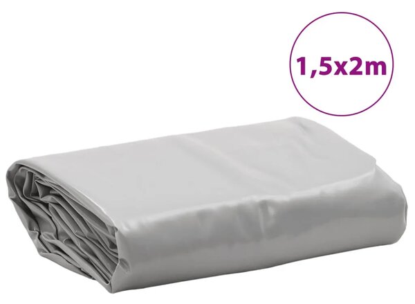 Cerada siva 1 5x2 m 650 g/m² - Siva 1 5 x 2 m with eyelets