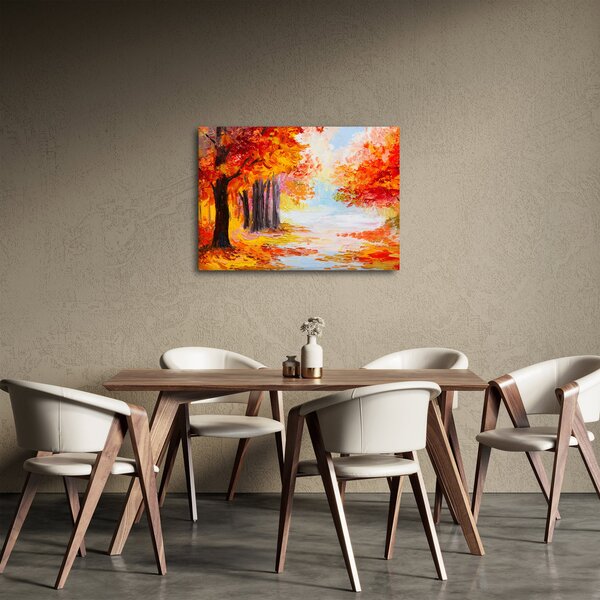 Slika - Uljane boje, šarena jesen (70x50 cm)