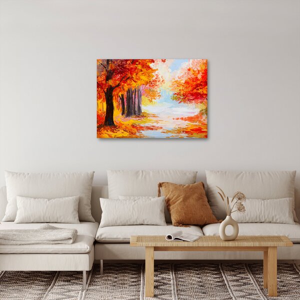 Slika - Uljane boje, šarena jesen (70x50 cm)