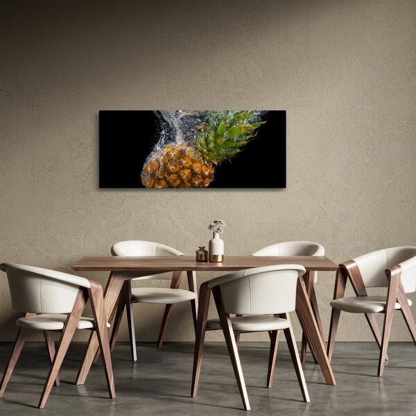 Slika ananasa u vodi (120x50 cm)