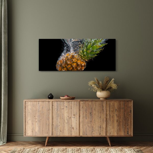 Slika ananasa u vodi (120x50 cm)