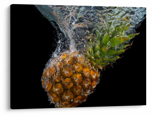 Slika ananasa u vodi (70x50 cm)