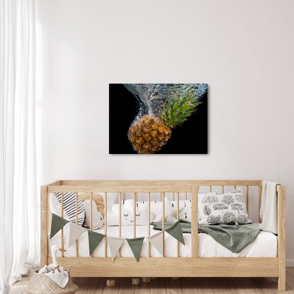 Slika ananasa u vodi (70x50 cm)