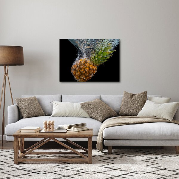 Slika ananasa u vodi (70x50 cm)