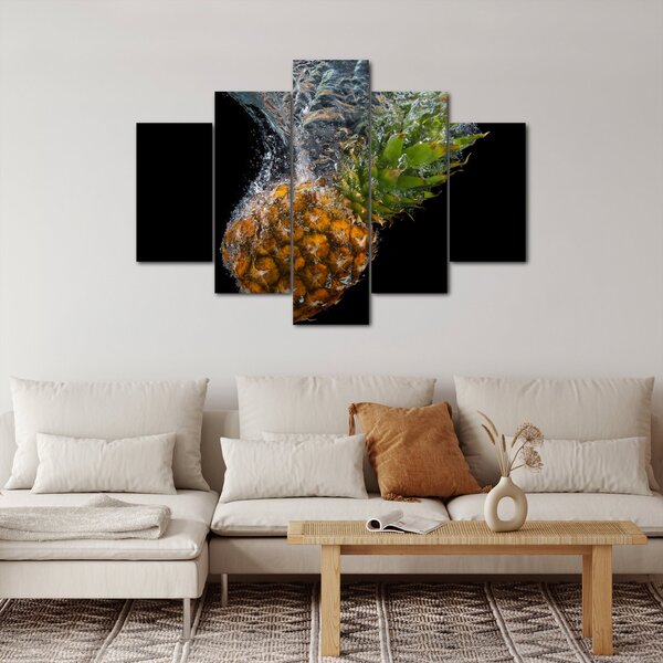 Slika ananasa u vodi (150x105 cm)