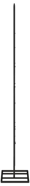 Metalno ukrasno božićno drvce crno 125 cm - 125 cm Crna