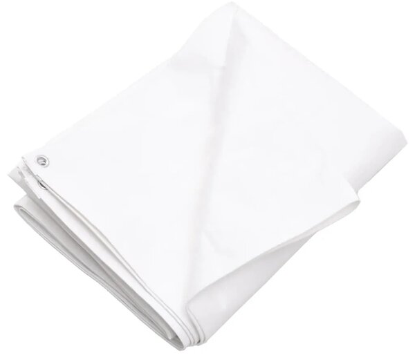 Cerada 260 g/m² 8 x 10 m bijela HDPE - Bijela 8 x 10 m 260 gsm