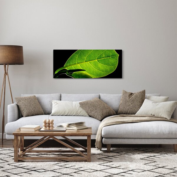 Slika - zeleni list (120x50 cm)