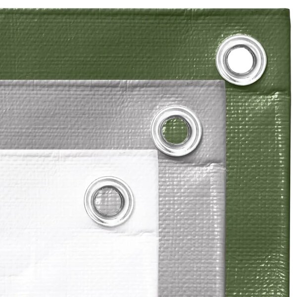 Cerada 260 g/m² 4 x 6 m siva HDPE - Siva 4 x 6 m 260 gsm