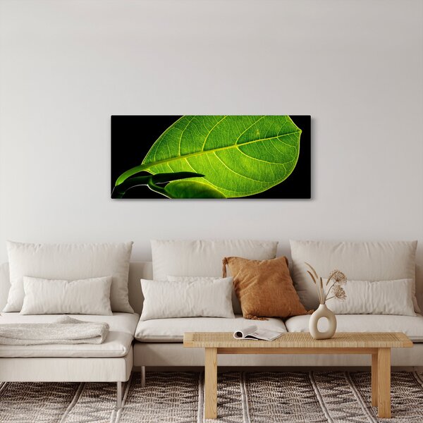 Slika - zeleni list (120x50 cm)