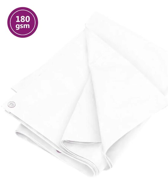 Cerada 180 g/m² 3x4 m bijela HDPE - Bijela 3 x 4 m 180 gsm