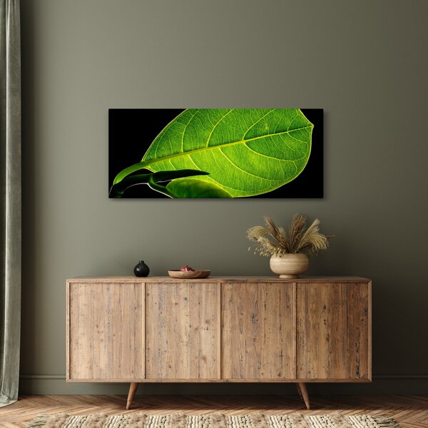 Slika - zeleni list (120x50 cm)