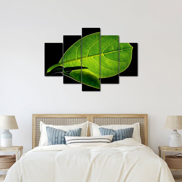 Slika - zeleni list (150x105 cm)