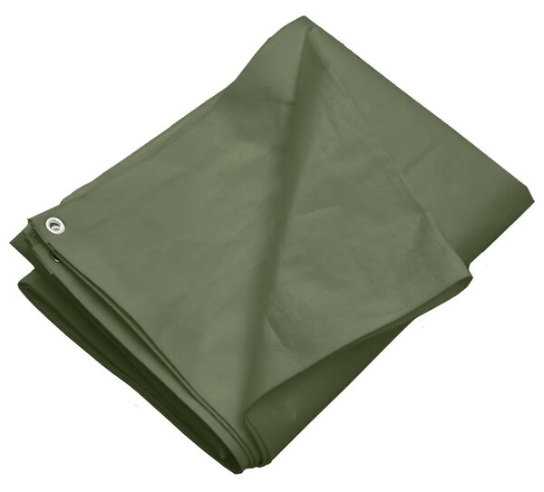 Cerada 260 g/m² 8 x 12 m zelena HDPE - Zelena 8 x 12 m 260 gsm