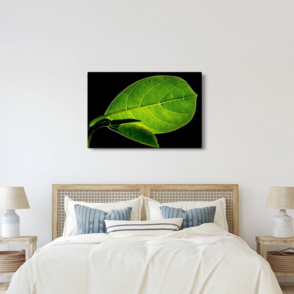 Slika - zeleni list (90x60 cm)