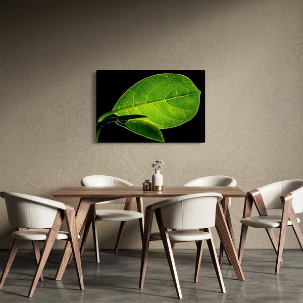 Slika - zeleni list (90x60 cm)