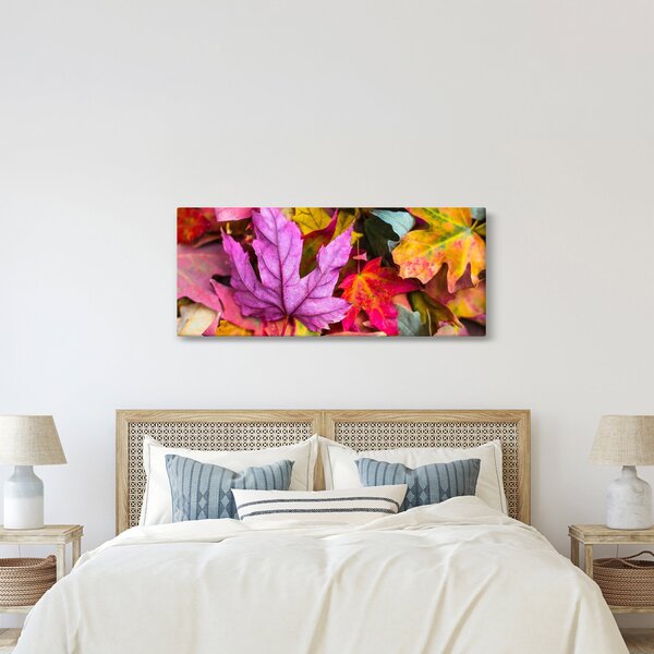 Slika - jesensko lišće (120x50 cm)