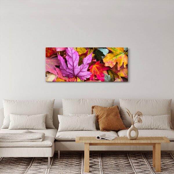 Slika - jesensko lišće (120x50 cm)