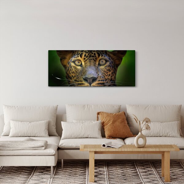 Slika - Portret leoparda, Šri Lanka (120x50 cm)