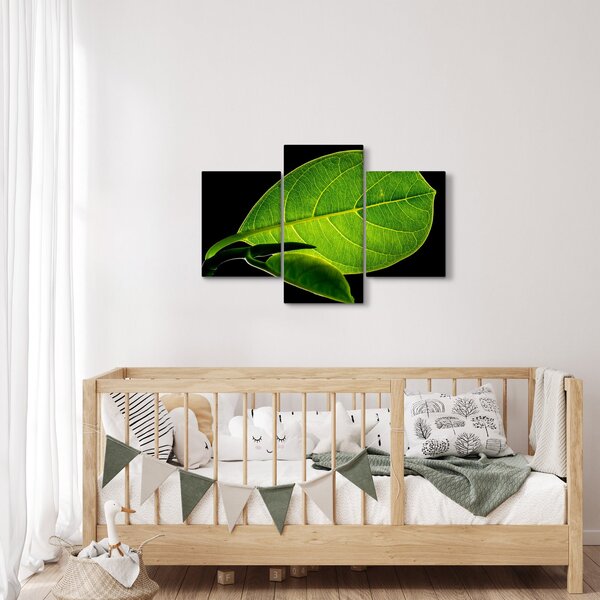 Slika - zeleni list (90x60 cm)