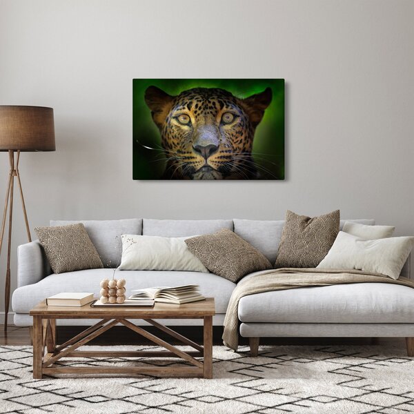Slika - Portret leoparda, Šri Lanka (90x60 cm)