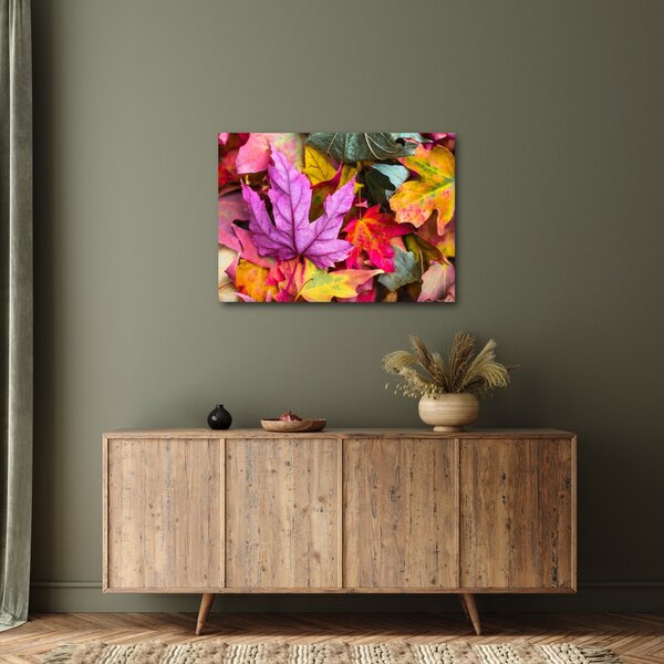 Slika - jesensko lišće (70x50 cm)