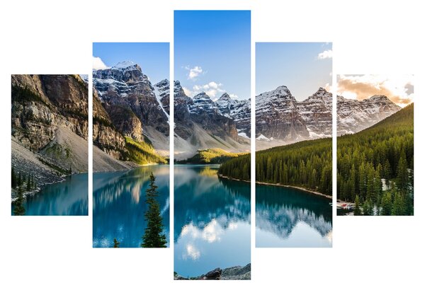 Slika - Kanada, Nacionalni park Banff, jezero Moraine (150x105 cm)