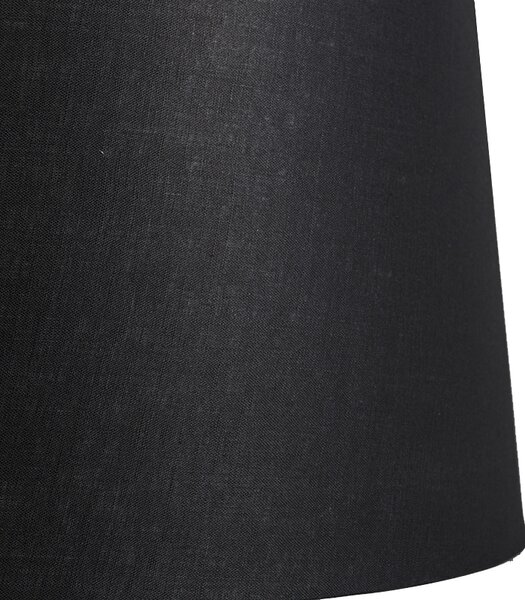 Sjenilo za lampu od lana crno 45/25