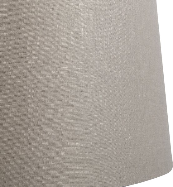 Laneno sjenilo svjetiljke Taupe 45 cm