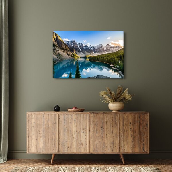 Slika - Kanada, Nacionalni park Banff, jezero Moraine (90x60 cm)