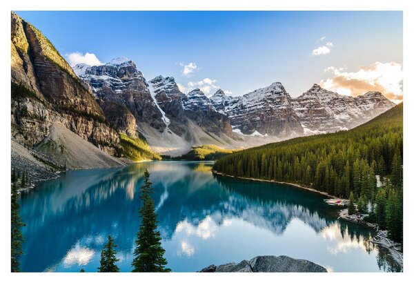 Slika - Kanada, Nacionalni park Banff, jezero Moraine (90x60 cm)