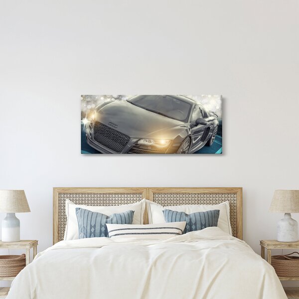 Slika automobila Audi - sivi (120x50 cm)