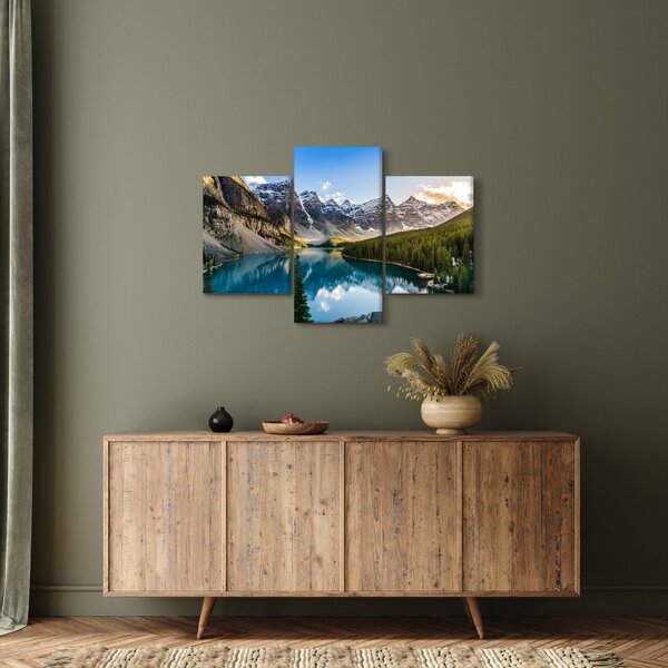 Slika - Kanada, Nacionalni park Banff, jezero Moraine (90x60 cm)