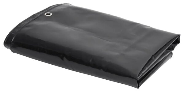Cerada 650 g/m² 1 5 x 6 m crna - Crna 1 5 x 6 m with eyelets