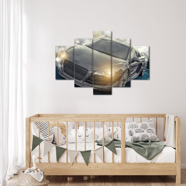 Slika automobila Audi - sivi (150x105 cm)