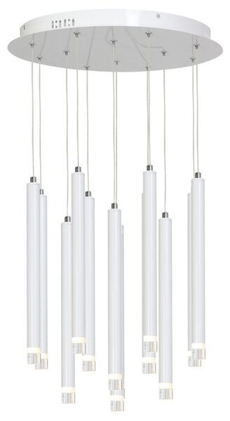 LED Luster na sajli ALBA 12xLED/1W/230V bijela