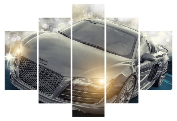 Slika automobila Audi - sivi (150x105 cm)