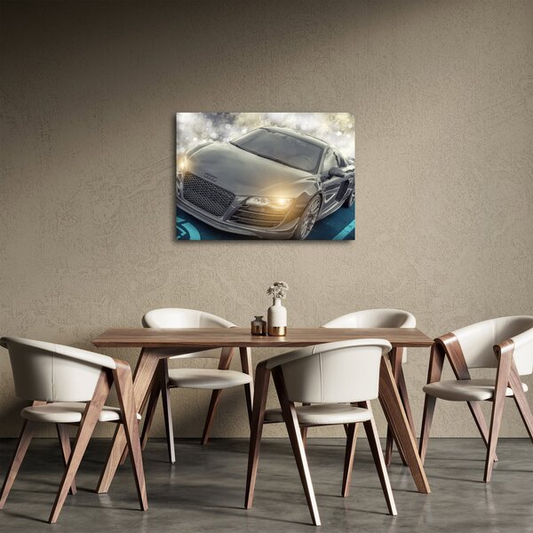 Slika automobila Audi - sivi (70x50 cm)