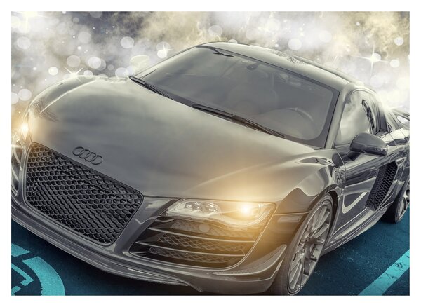 Slika automobila Audi - sivi (70x50 cm)
