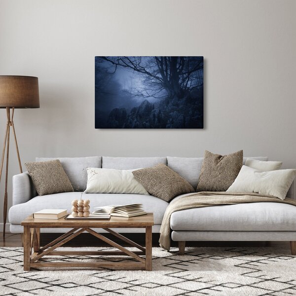 Slika tamne šume (90x60 cm)