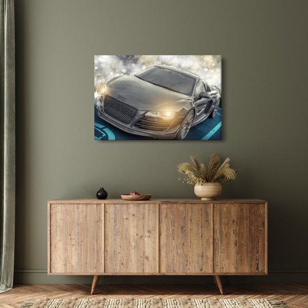 Slika automobila Audi - sivi (90x60 cm)