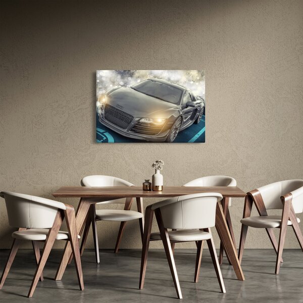 Slika automobila Audi - sivi (90x60 cm)