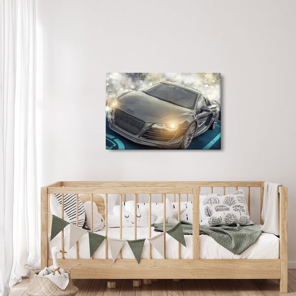 Slika automobila Audi - sivi (90x60 cm)