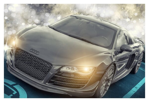 Slika automobila Audi - sivi (90x60 cm)