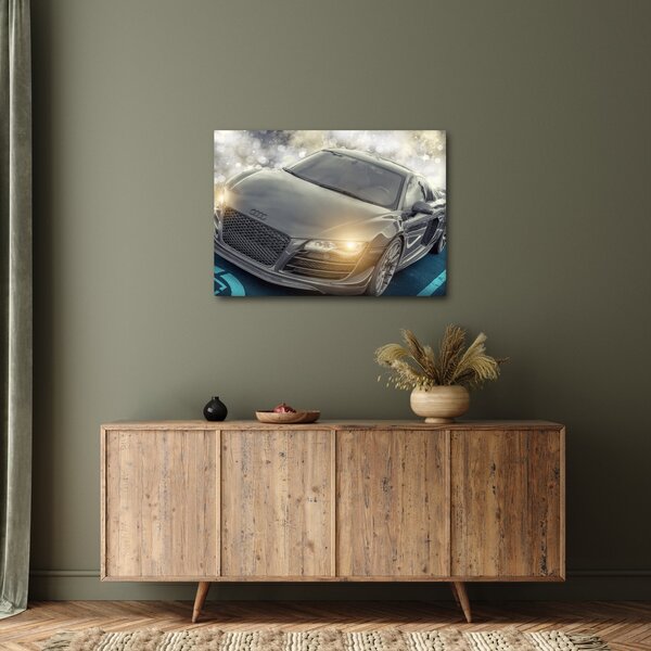 Slika automobila Audi - sivi (70x50 cm)